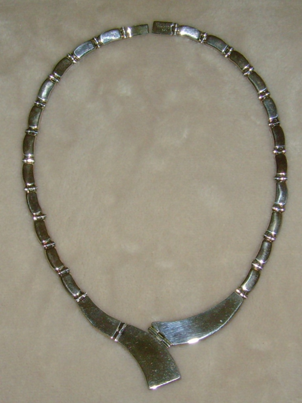 Sterling Silver 925 and Faux Turquoise Necklace - Picture 12 of 13